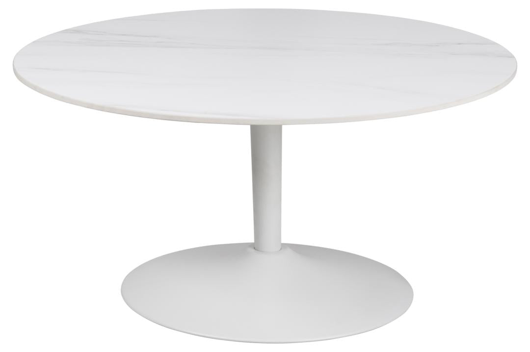 tavolino tipo tulip Eero Saarinen in ceramica 90x90