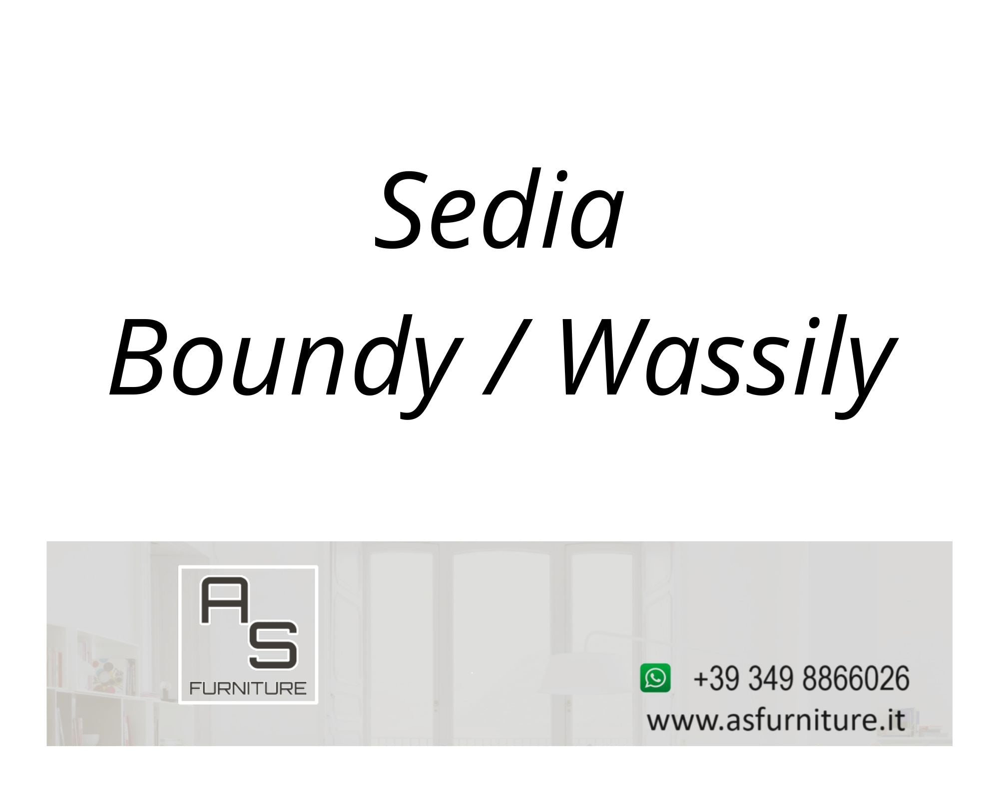 Sedia Boundy