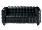 2-seater Checked Sofa