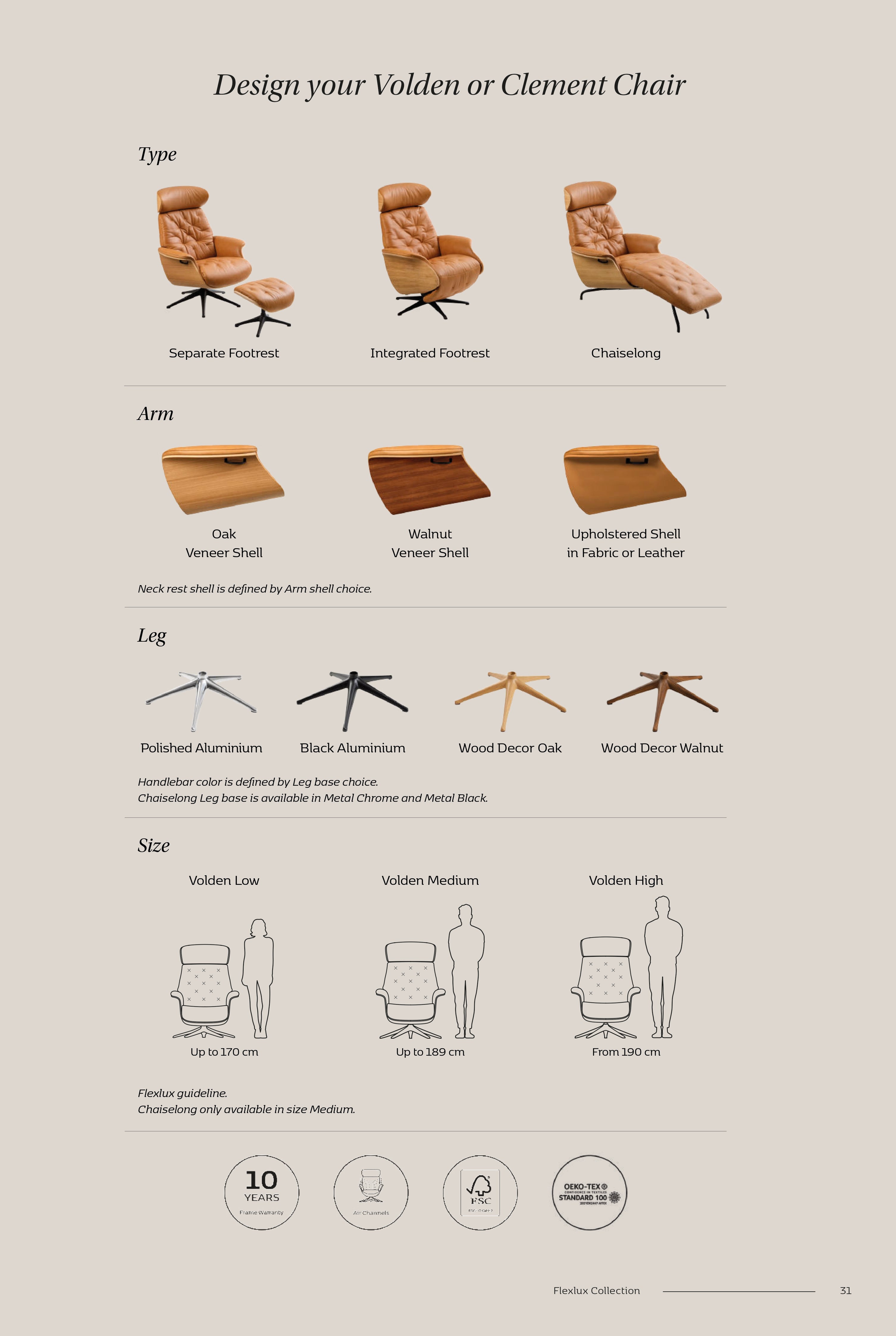 Poltrona Relax Volden Chaise Longue