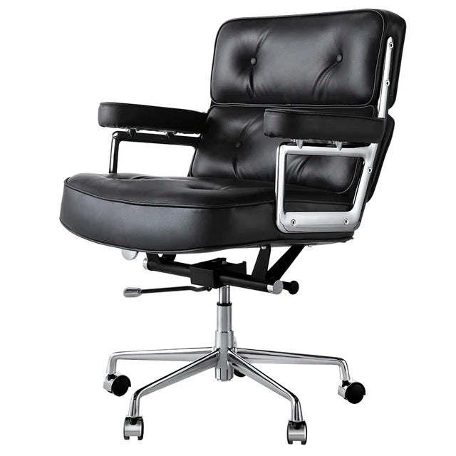 reinterpretazione poltrona presidenziale vitra lobby chair ES104 ES 104 in vera pelle