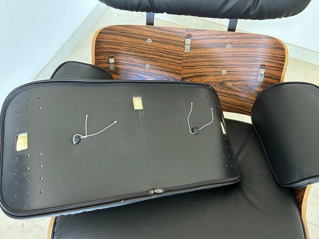 reinterpretazione vitra lounge chair & ottoman Charles & e Ray Eames
