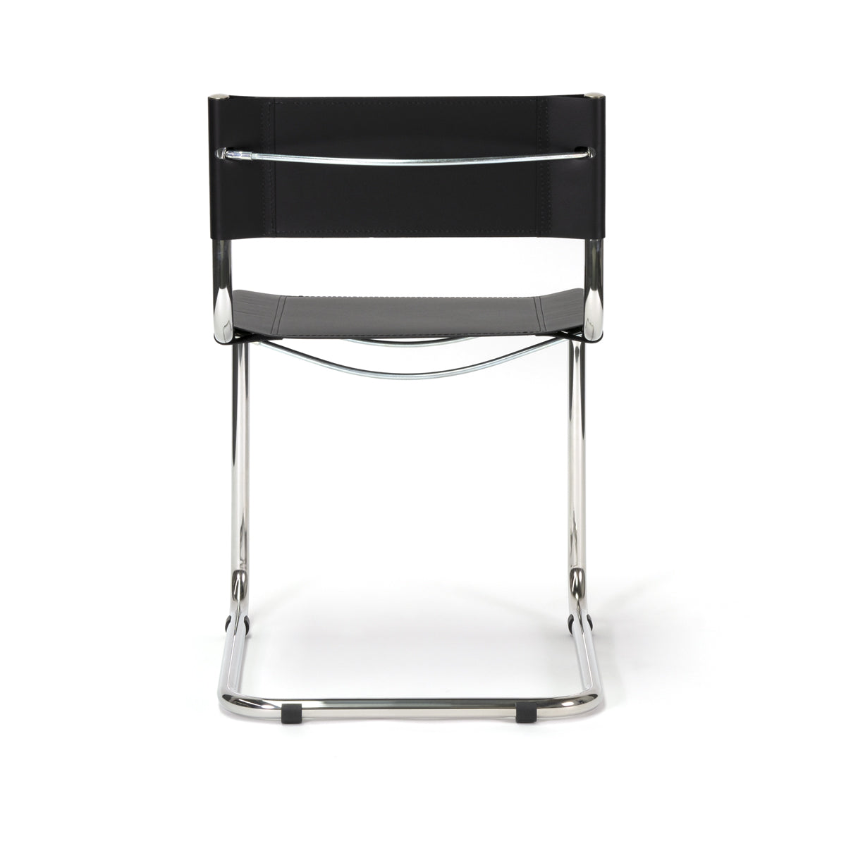 Mart Stam Chair sedia in pelle e acciaio made in Italy S33