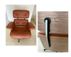 vitra lounge chair & ottoman Charles & e Ray Eames marrone caramel caramello 