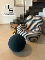 Poltrona Bob con pouf