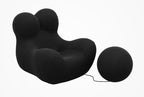 Poltrona Boobs con pouf