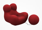 Poltrona Boobs con pouf