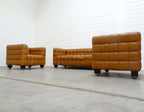2-seater Checked Sofa