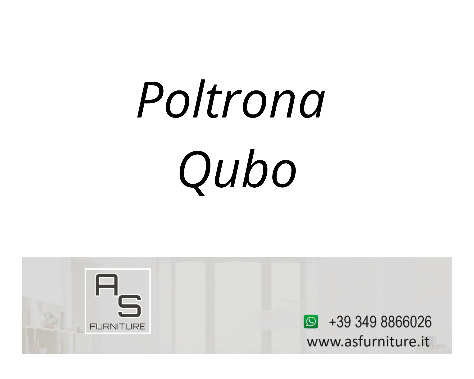 Poltrona Qubo
