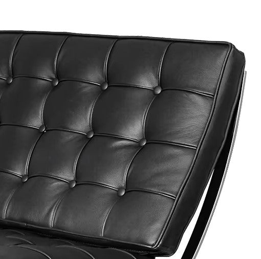 poltrona divanetto reinterpretazione knoll barcelona
