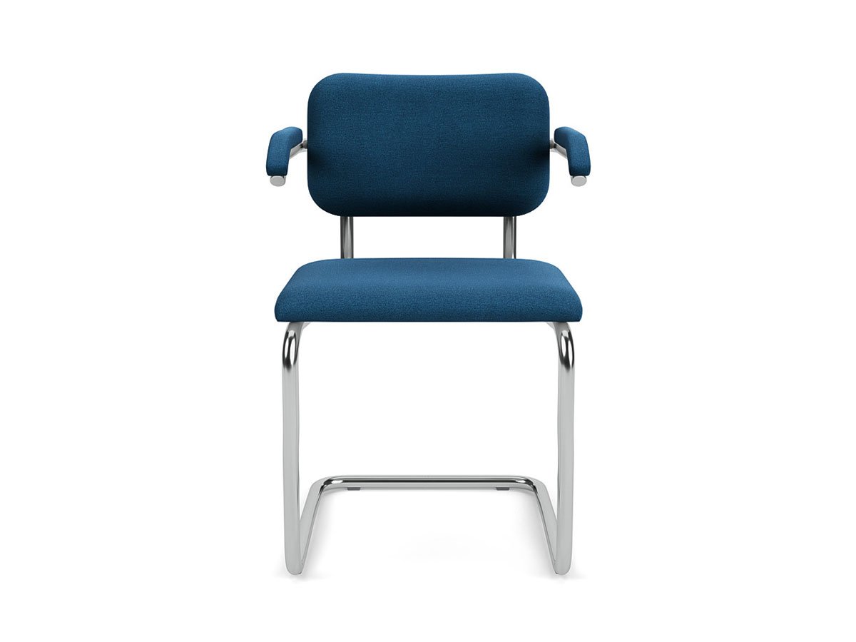 Sedia Cesca rivestita con braccioli