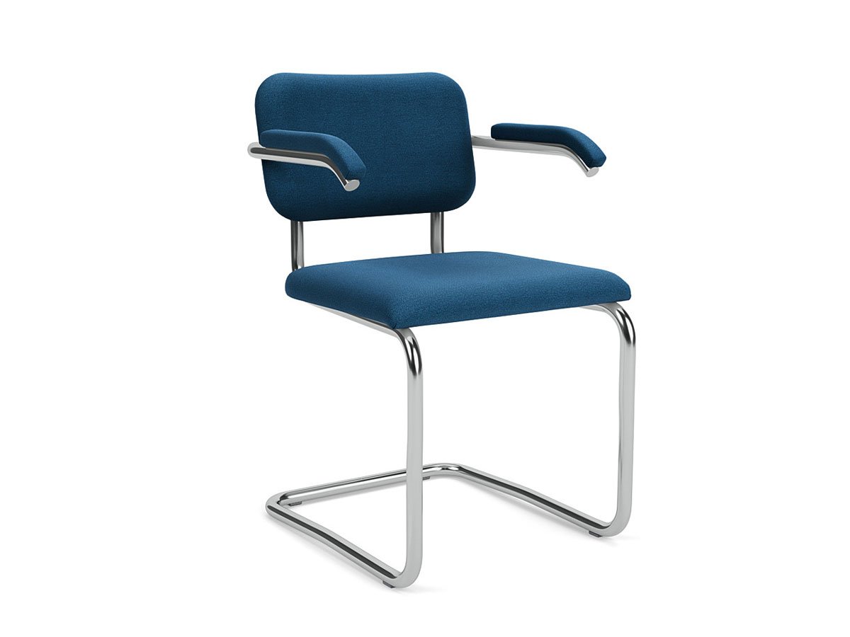 Sedia Cesca rivestita con braccioli