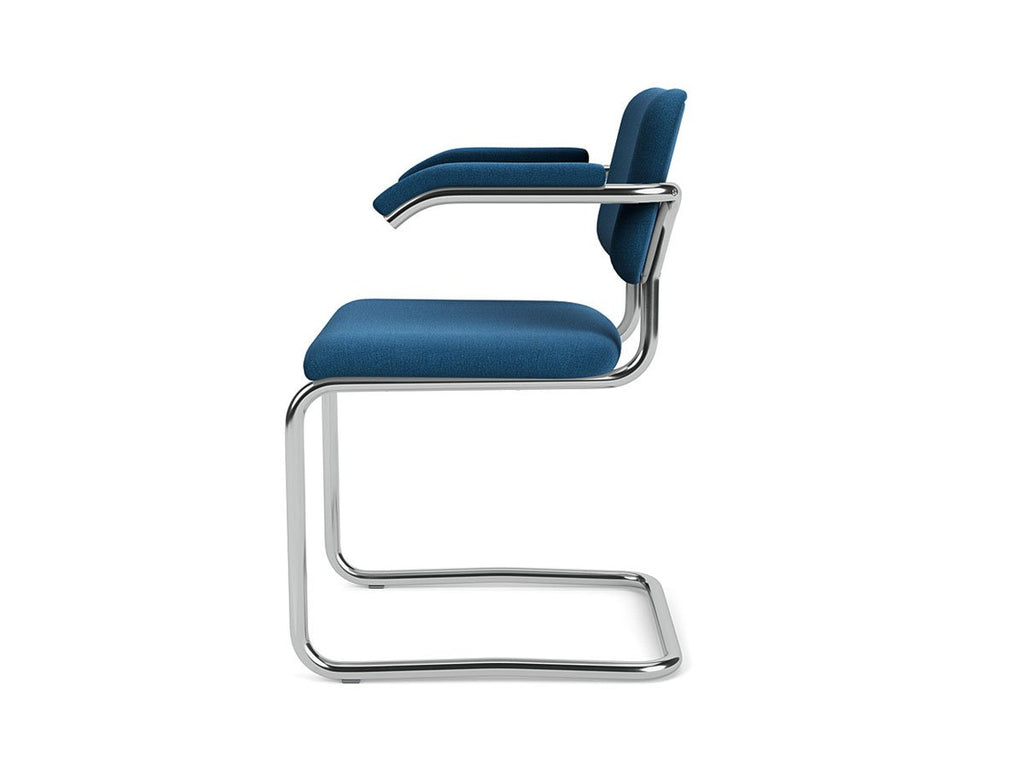 Sedia Cesca rivestita con braccioli