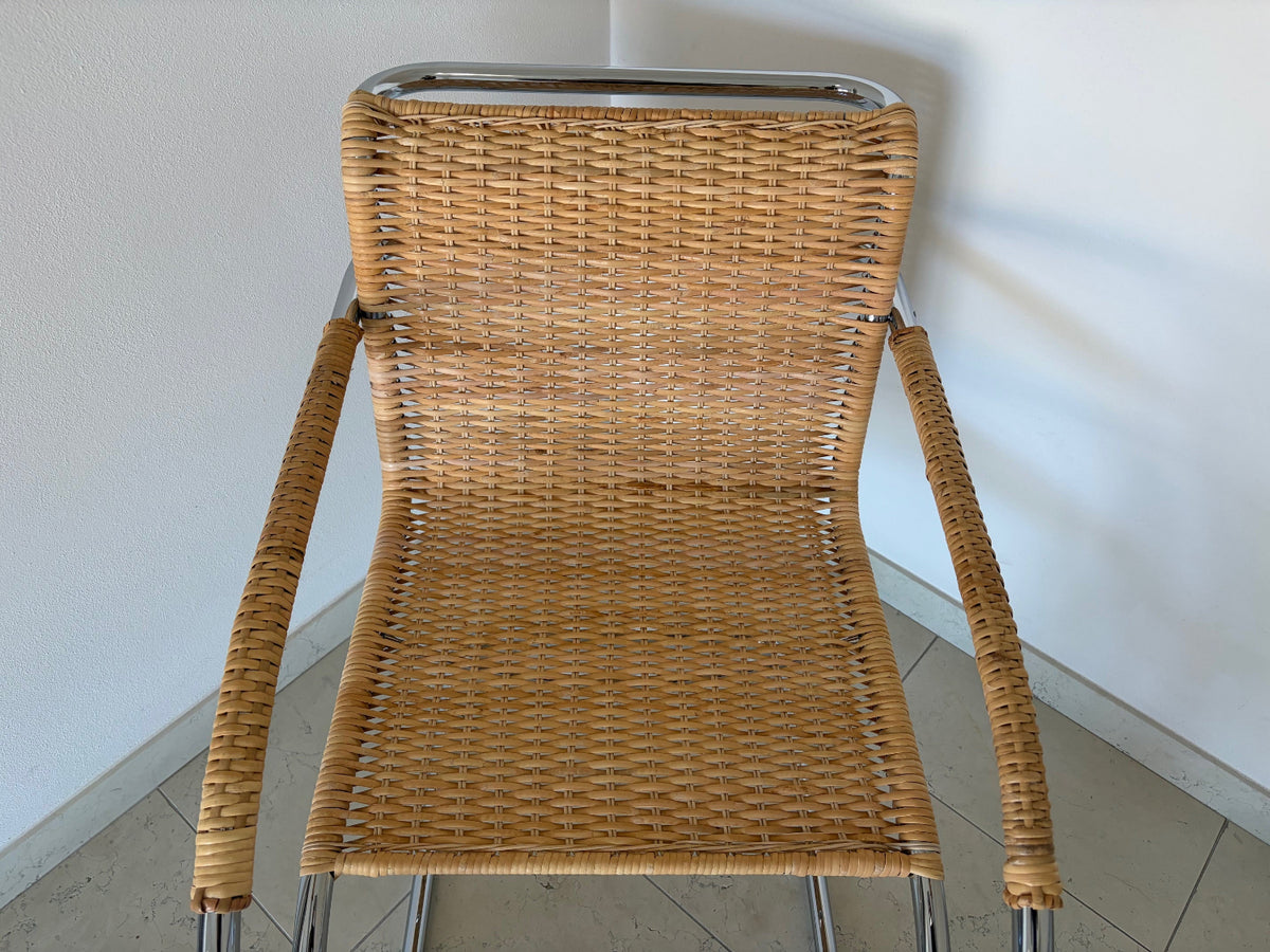 Sedia MR Rattan con braccioli