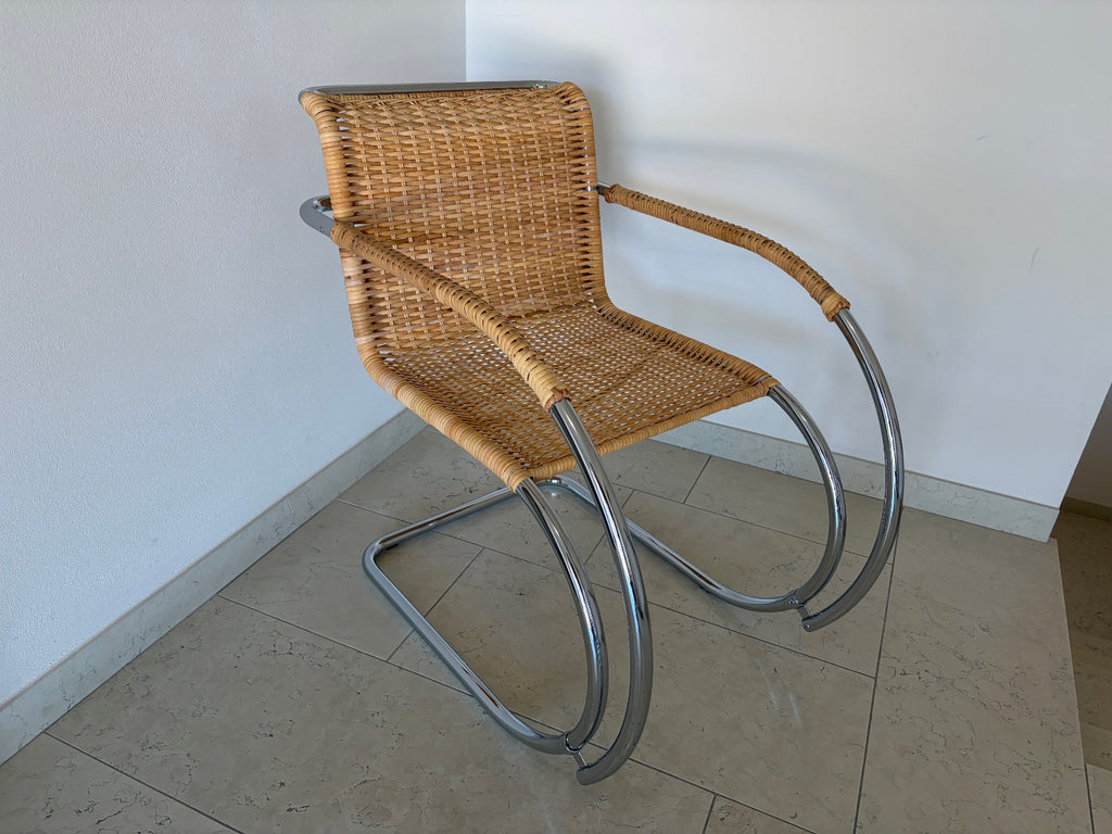 Sedia MR Rattan con braccioli