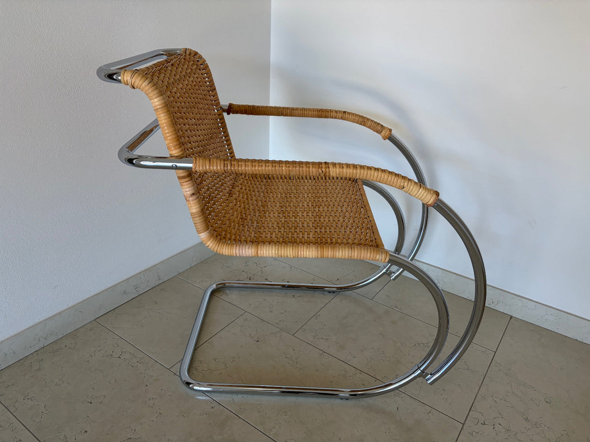 Sedia MR Rattan con braccioli