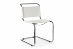 Sedia New Marte – cuoio bianco