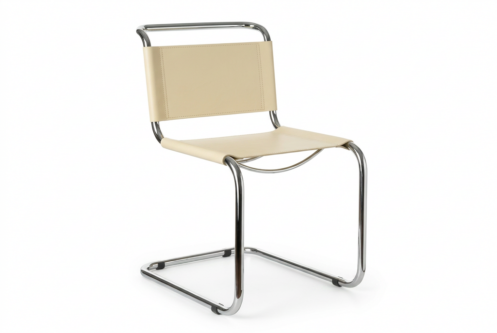Sedia New Marte – cuoio crema