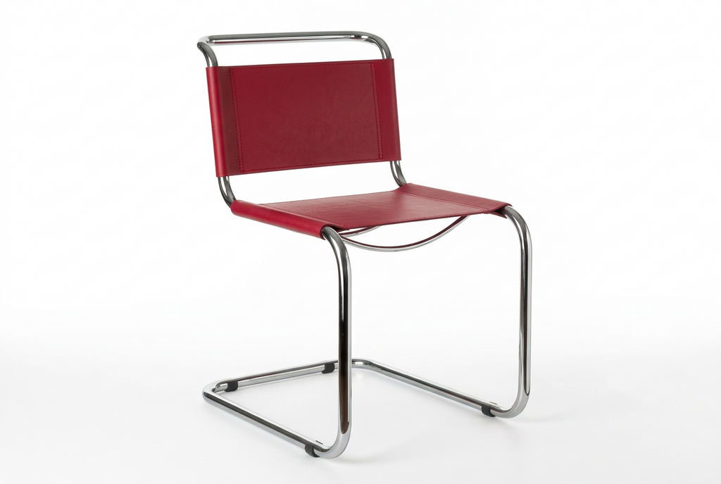 Sedia New Marte – cuoio rosso
