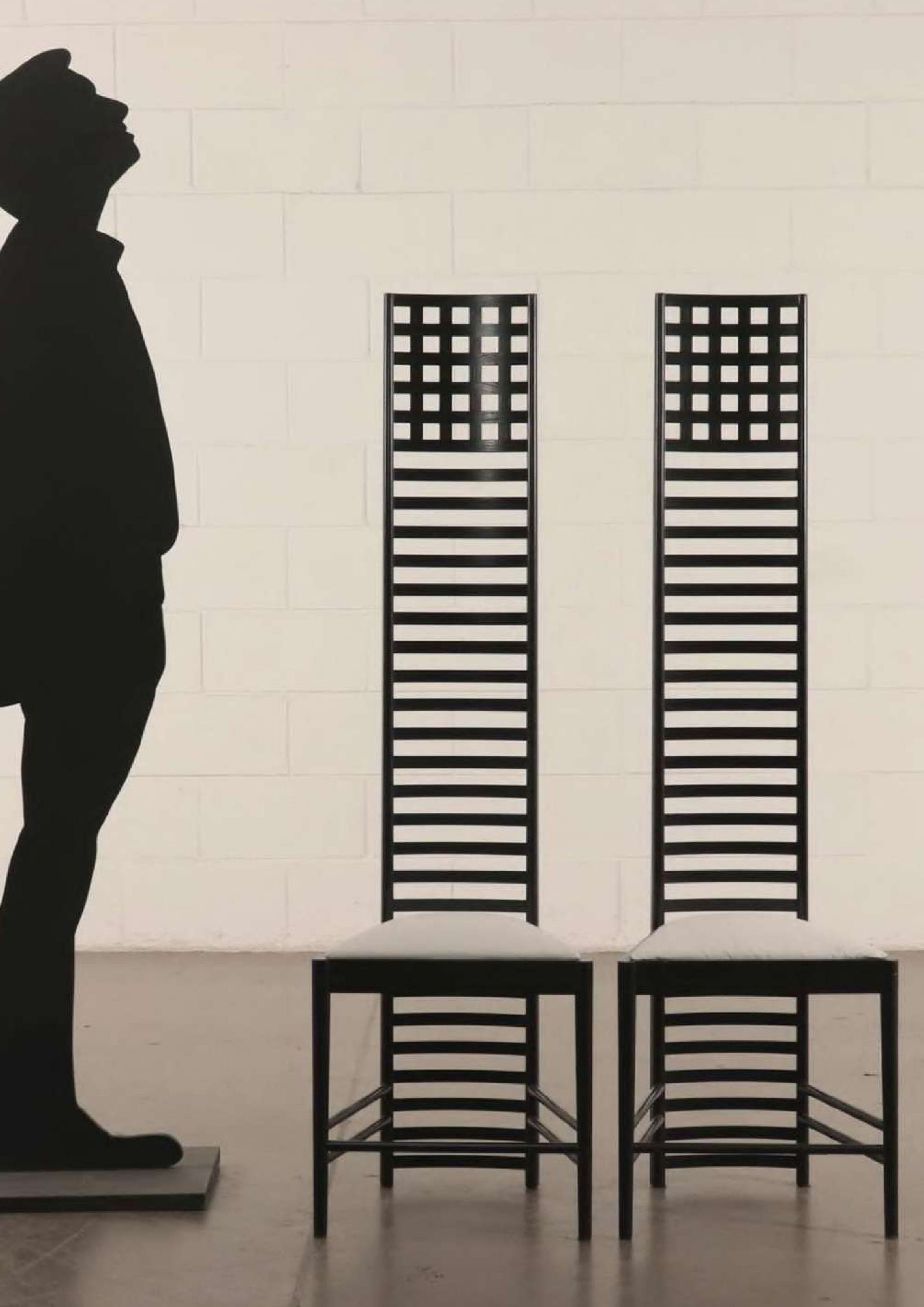 reinterpretazione hill house 1 chair cassina by Charles Rennie Mackintosh