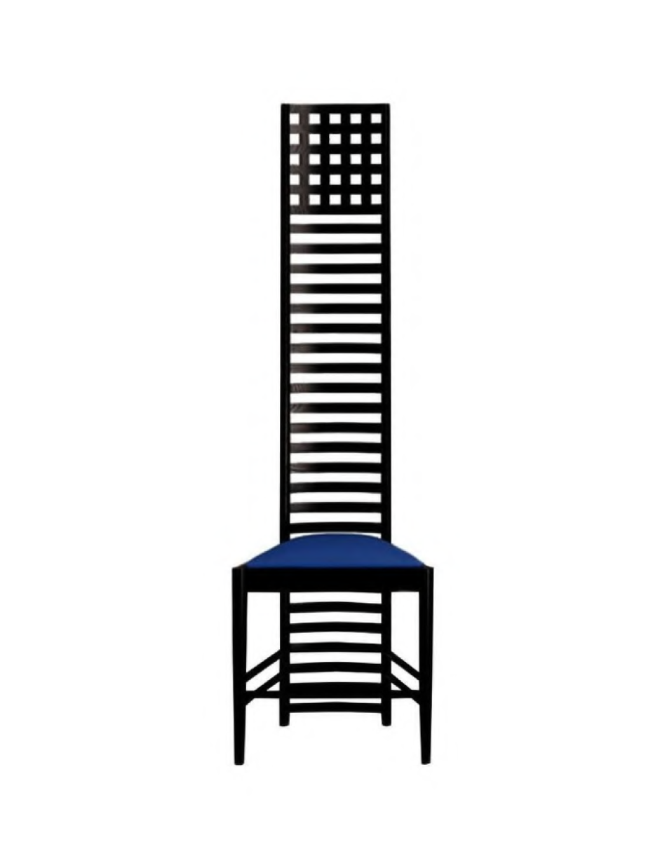 reinterpretazione hill house 1 chair cassina by Charles Rennie Mackintosh