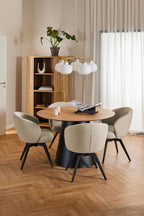 Soli 120x120 dining table