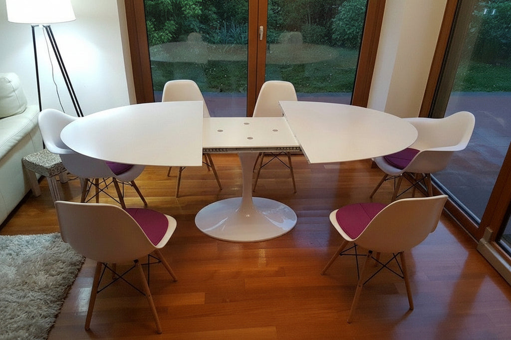 Tavolo Tulipano Ovale Laminato ALLUNGABILE
