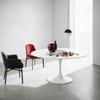 Tavolo Tulipano Tondo Laminato ALLUNGABILE