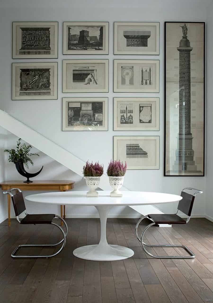 Tavolo Tulipano Ovale Laminato