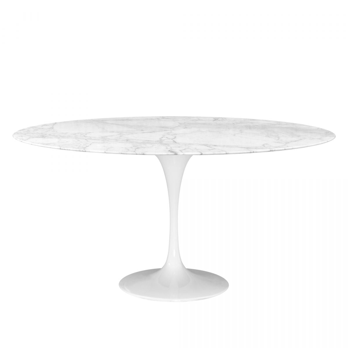 Tavolo Tulipano Ovale Marmo